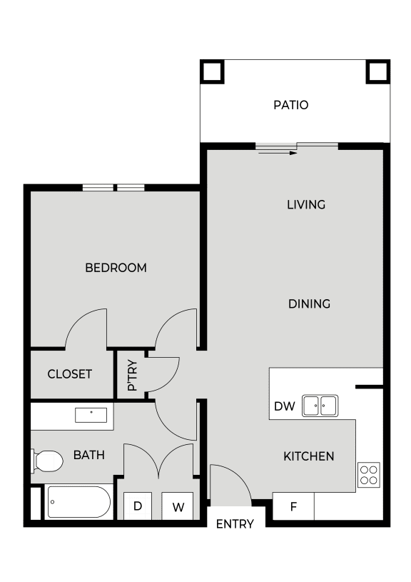One Bedroom C