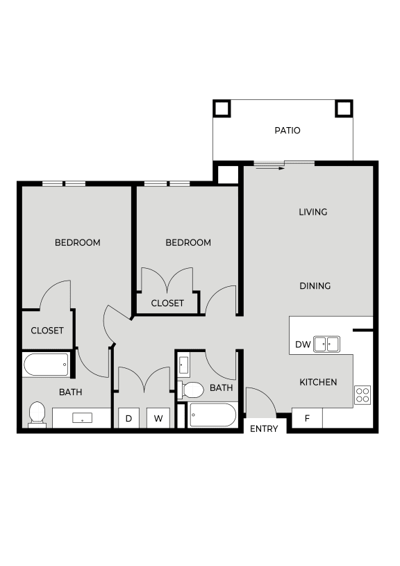 Two Bedroom F